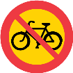 حركة المرور الحظر مع الدراجات الهوائية والدراجة من الدرجة الثانية