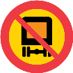 حظر حركة المرور مع المركبات المحملة بالبضائع الخطرة